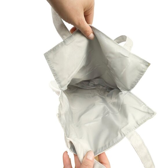 ISSEYβ MYIAKE Parfums Silver Grey Cotton Tote Bag - Picture 4 of 5